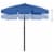 vidaXL Beach Umbrella Azure Blue 70.9 x47.2 Perspective: top