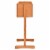vidaXL Garden Trellis Planter Orange 17.7 x11.8 x29.1  Solid Firwood Perspective: top