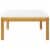 Vidaxl Patio Footstool With Cushion Solid Acacia Wood Perspective: top