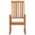 vidaXL Rocking Chair with Cushions Solid Acacia Wood Perspective: top