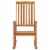 vidaXL Rocking Chair with Cushions Solid Acacia Wood Perspective: top