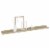 vidaXL Wall Shelves 2 pcs Sonoma Oak 31.5 x3.5 x1.2 Perspective: top