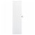vidaXL Wardrobe White 31.5 x19.7 x70.9 Steel Perspective: top