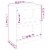 vidaXL Book Cabinet/Room Divider White 23.6 x11.8 x28.1 Solid Wood Pine Perspective: top