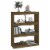 vidaXL Book Cabinet/Room Divider Honey Brown 31.5 x11.8 x40.7 Wood Pine Perspective: top