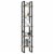 vidaXL 5-Tier Book Cabinet Sonoma Oak 15.7 x11.8 x68.9  Engineered Wood Perspective: top
