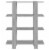 vidaXL Book Cabinet/Room Divider Gray Sonoma 39.4 x11.8 x48.6 Perspective: top