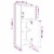 vidaXL Bathroom Cabinet Gray Sonoma 11.8 x11.8 x37.4  Engineered Wood Perspective: top