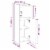 vidaXL Bathroom Cabinet Brown Oak 11.8 x11.8 x37.4 Engineered Wood Perspective: top
