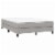 vidaXL Box Spring Bed Frame Light Gray 53.9 x74.8 Full Fabric Perspective: top