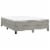 vidaXL Box Spring Bed Frame Light Gray 53.9 x74.8  Full Velvet Perspective: top