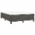 vidaXL Box Spring Bed Frame Dark Gray 53.9 x74.8  Full Velvet Perspective: top