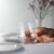 Riedel O Wine Nebbiolo Stemless Fine Crystal Red Wine Tumbler Glass Perspective: top
