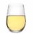 Riedel O Riesling Stemless Wine Glasses Perspective: top