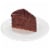 Sara Lee Round Double Chocolate Premium Butter Cream Layer Cake, 3.312 Pound -- 4 per case Perspective: top