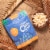 CocoGoods Natural Toasted Coconut Chips Caramel 3.5 oz, Zip lock Bag Perspective: top