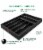 Royal Craft Wood Basic Silverware Drawer Organizer, Black Perspective: top