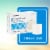 McKesson White Silk-Like Cloth Medical Tape 2 x 10 Yd 10 Boxes, 6 Rolls/Box 100202 Perspective: top