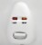 Continental 6-Cup (Cooked) Rice Cooker White Perspective: top