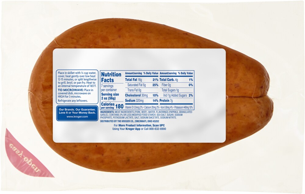 Kroger smoked sausage deals