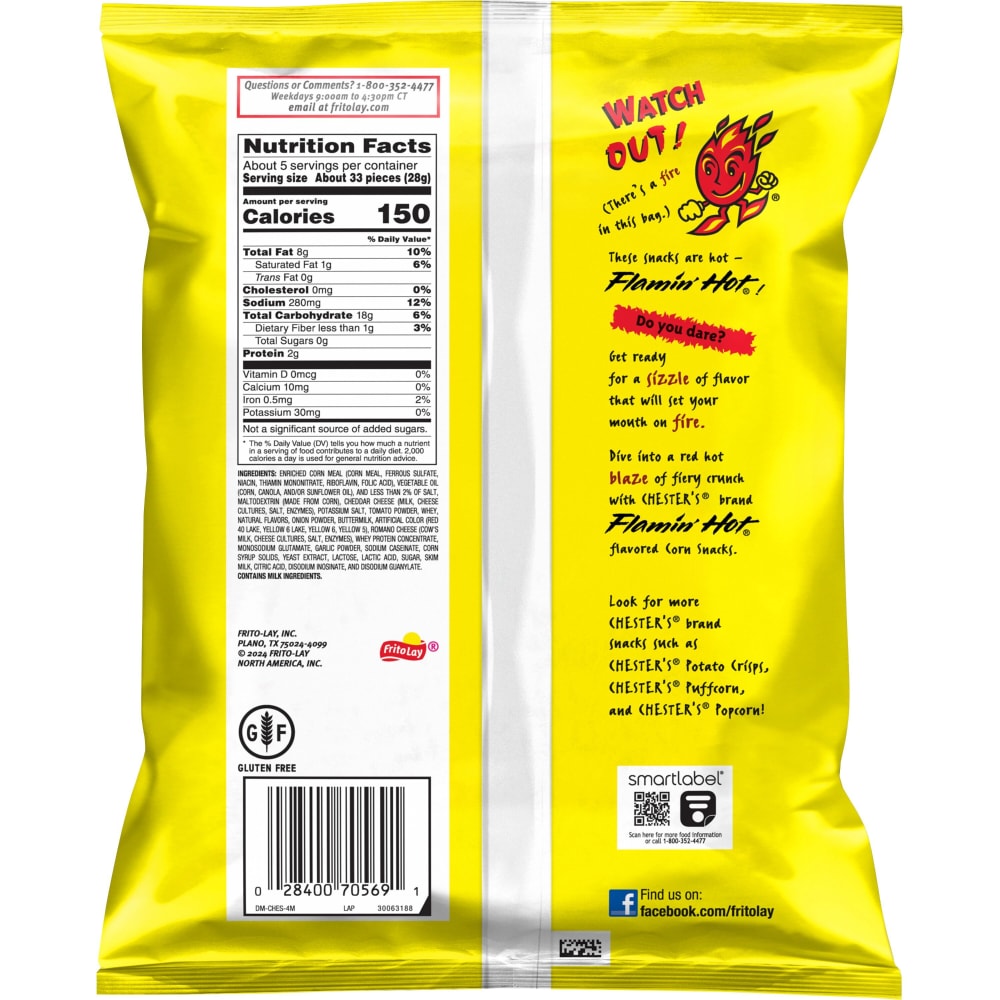 Cheetos® Flamin' Hot Sweet Carolina Reaper Cheese Flavored Snacks, 3.25 oz  - Kroger