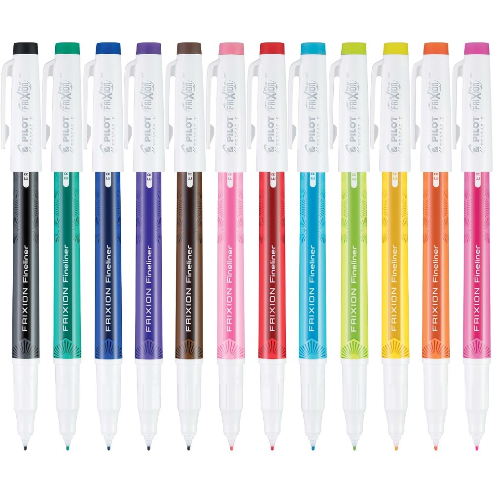 Pilot FriXion Fineliner Erasable Marker Pens 11452