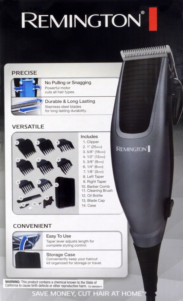 remington 12 piece haircut kit