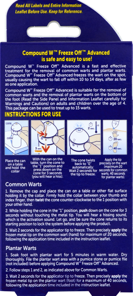 Compound W Freeze Off Advanced
