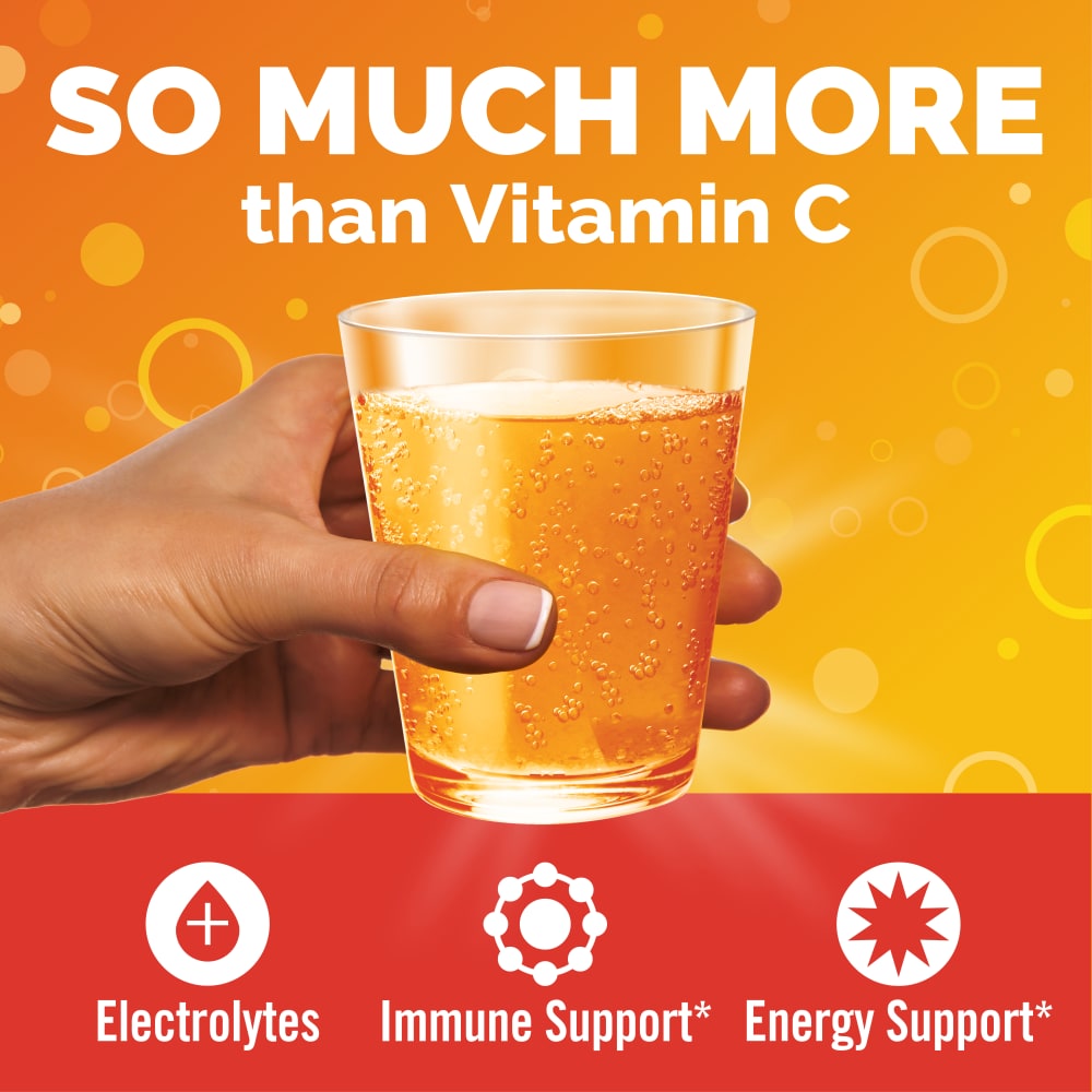 Emergen C Super Orange Vitamin C Daily Immune Support Fizzy Drink Mix Packets 1000mg 30 Ct Smith S Food And Drug