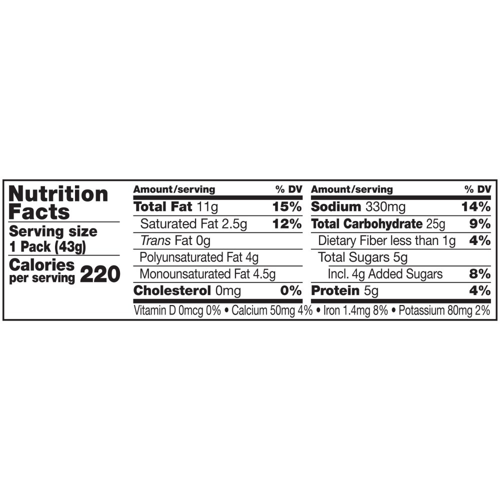 Lance® Toast Chee® Peanut Butter Sandwich Crackers