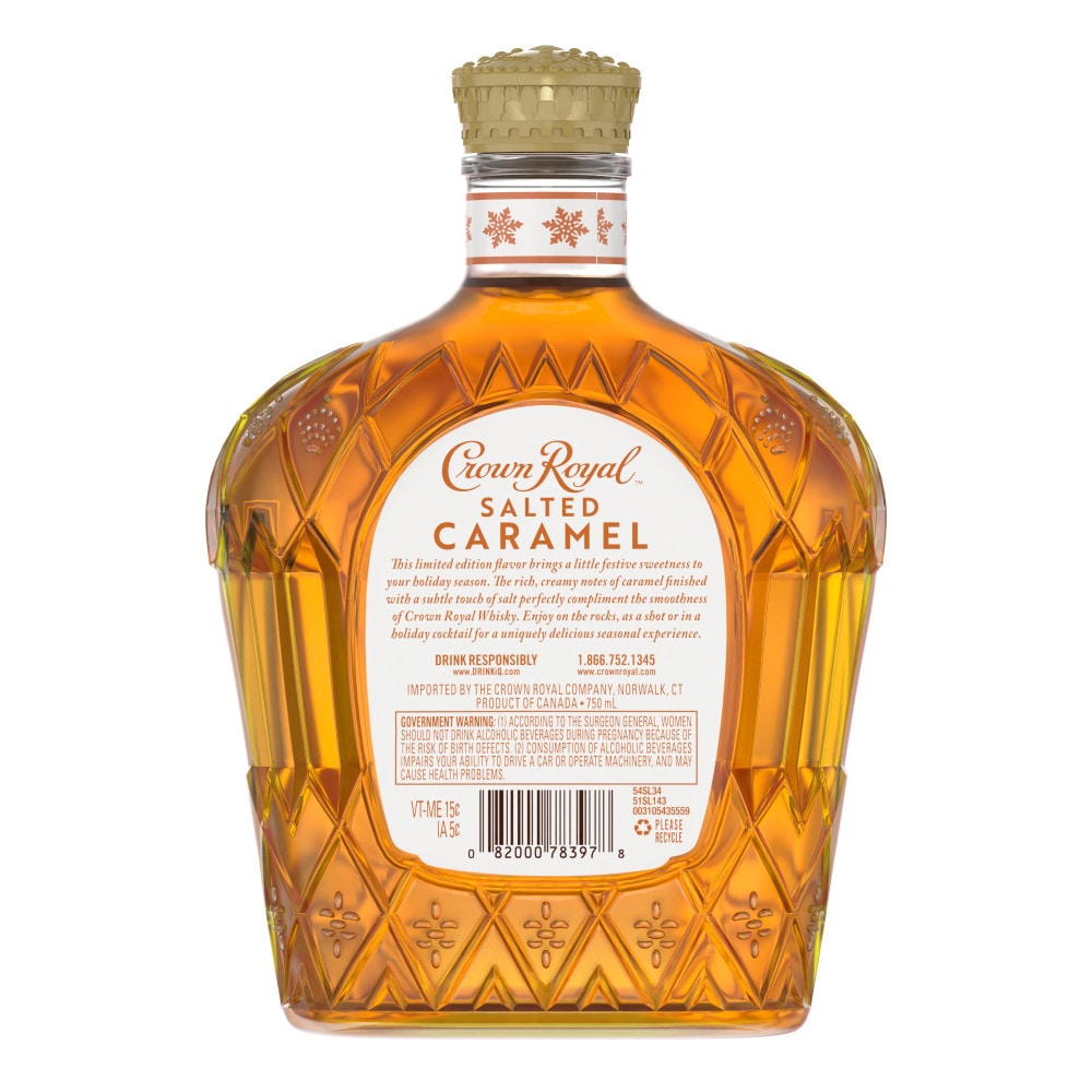 Crown  クラウンローヤルウィスキー Salted Caramel Crown Royal Salted Caramel Flavored Canadian Whisky 750ml - VS