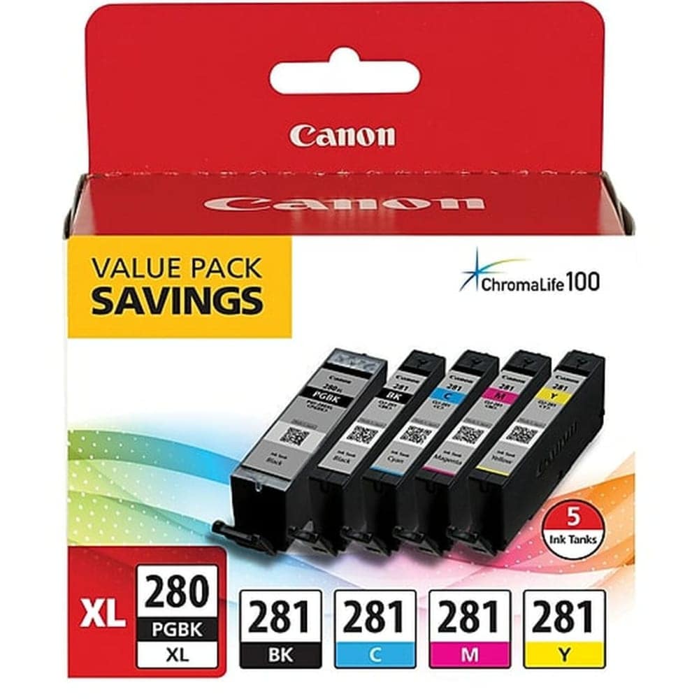 TLDR Review: Canon PGI-280XL/CLI-281 Ink 5 Color Pack