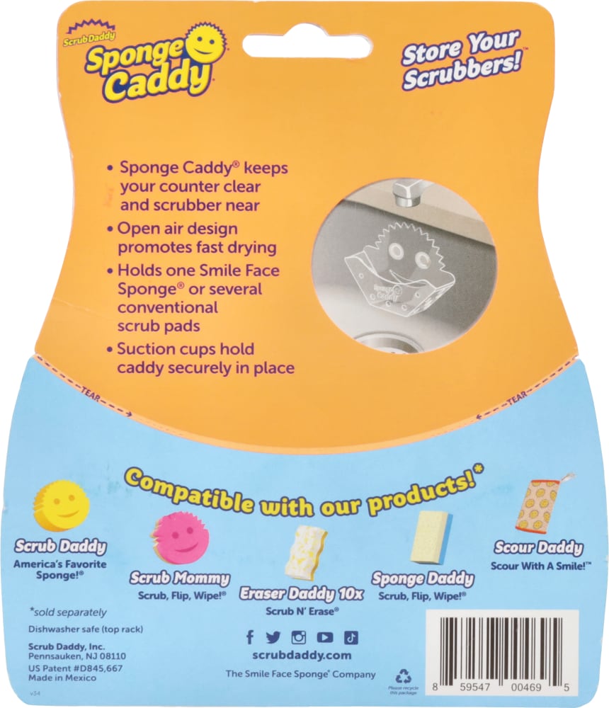 Scrub Daddy Sponge Caddy® - Clear
