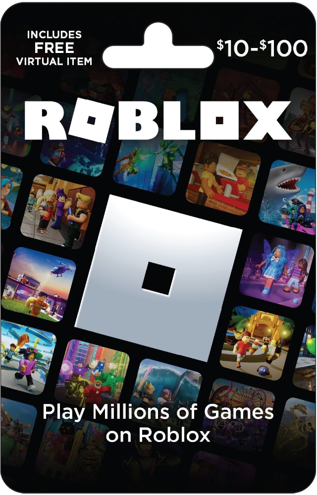 Roblox $10-$100 Gift Card – Activate and add value after Pickup