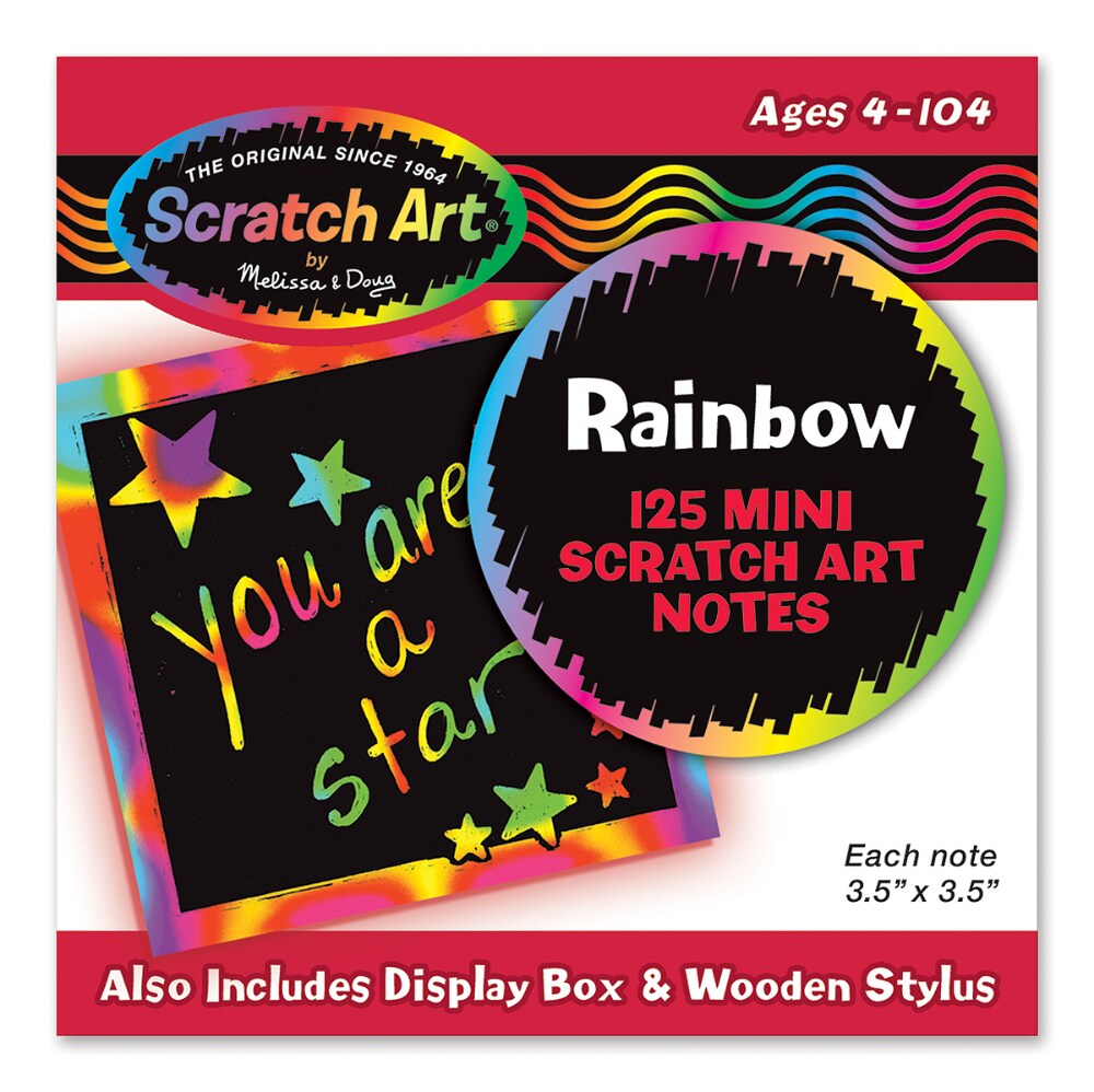 melissa and doug scratch art mini notes