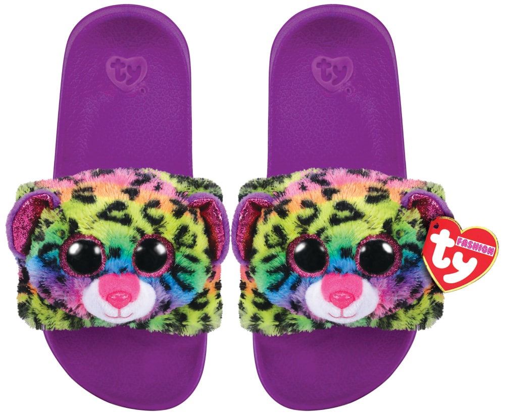 leopard pool slides