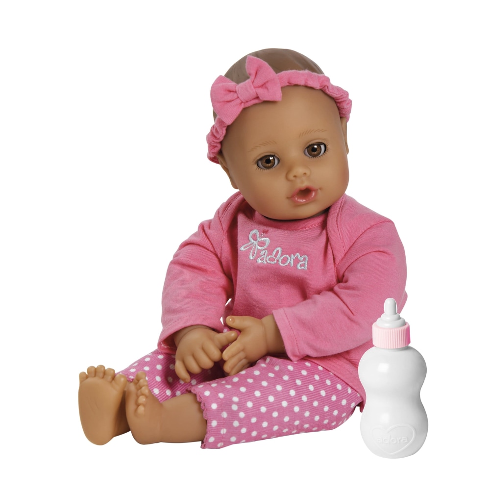 Adora PlayTime Baby Pink Baby Doll, Doll Clothes & Accessories Set, 13 Inches - Fry's Food Stores Adora PlayTime Baby Pink Baby Doll, Doll Clothes & Accessories Set, 13 Inches - Fry's Food Stores