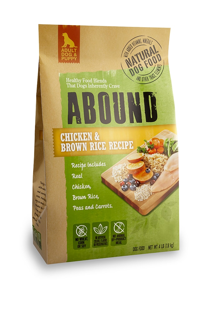 abound dog food petco