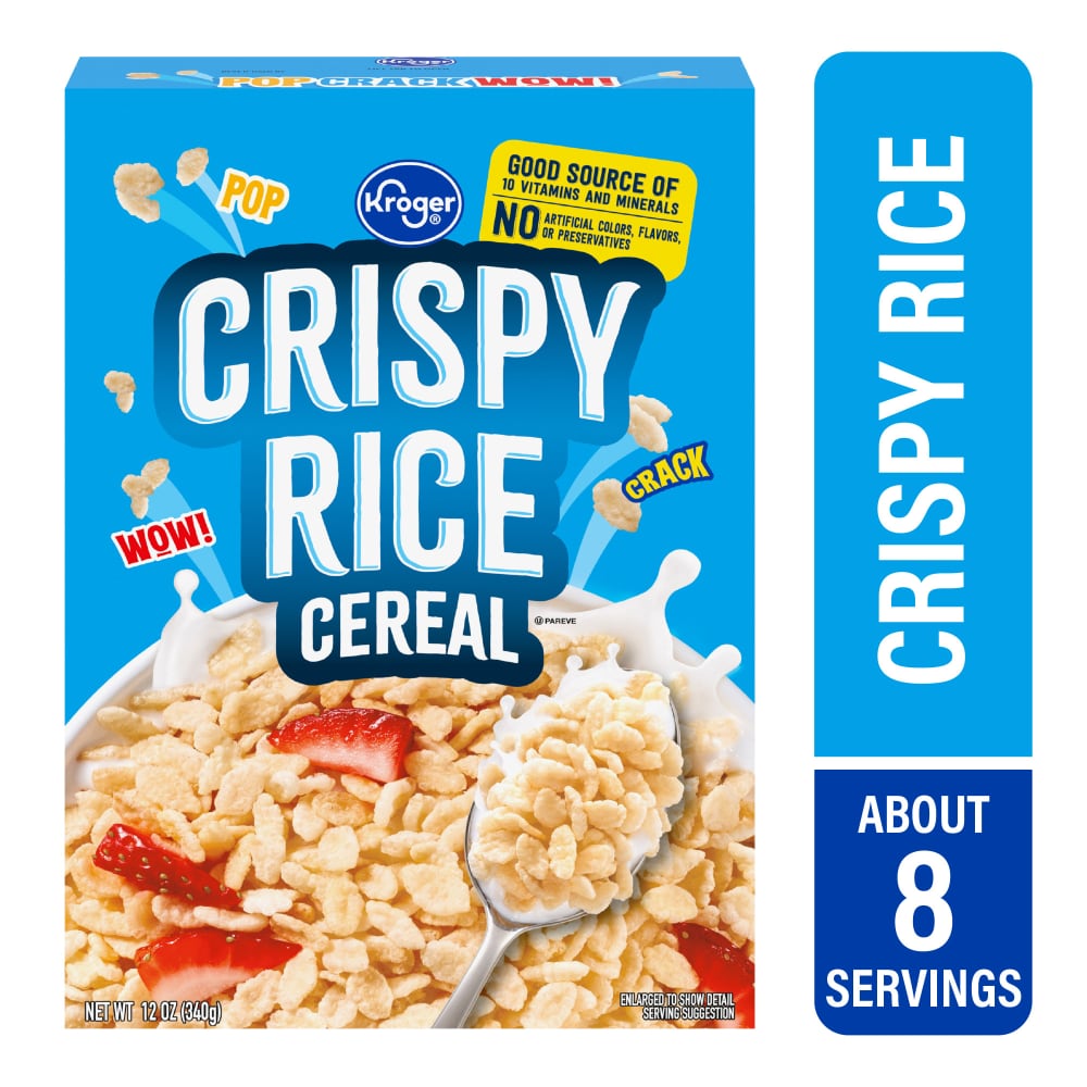 Kroger Crispy Rice Cereal 12 oz Kroger