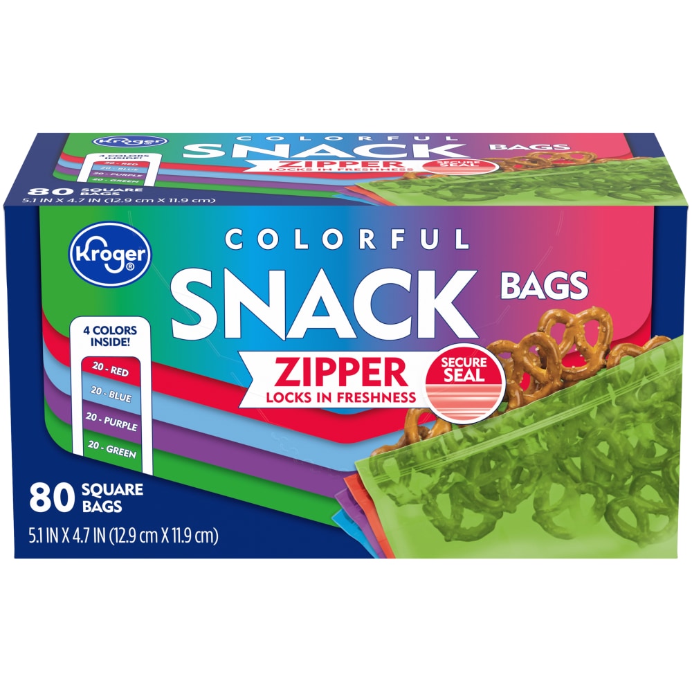 Ziploc Zipper Snack Bags - 280 count