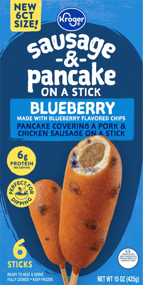 Jimmy Dean Pancakes & Sausage on a Stick Blueberry 12CT 30oz