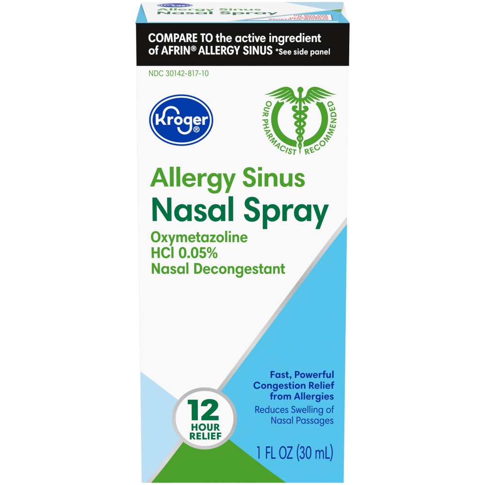 sinus decongestant spray