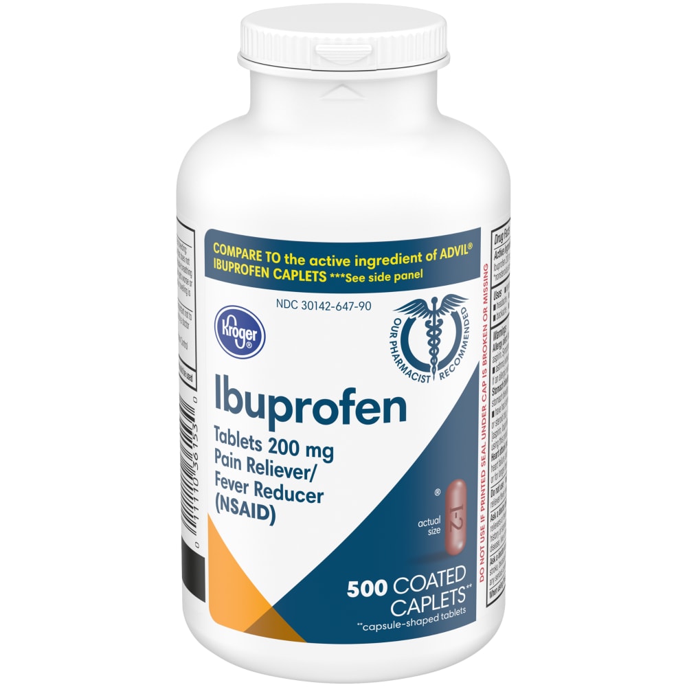 King Soopers Kroger Ibuprofen Caplets 200mg 500 Ct