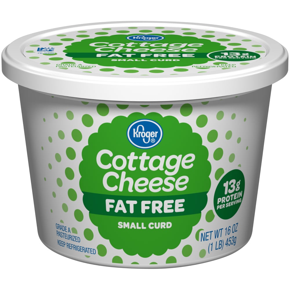 Kroger Kroger Small Curd Fat Free Cottage Cheese 16 Oz