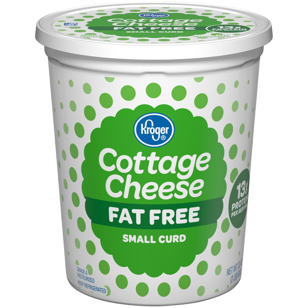 Food 4 Less Kroger Fat Free Small Curd Cottage Cheese 32 Oz