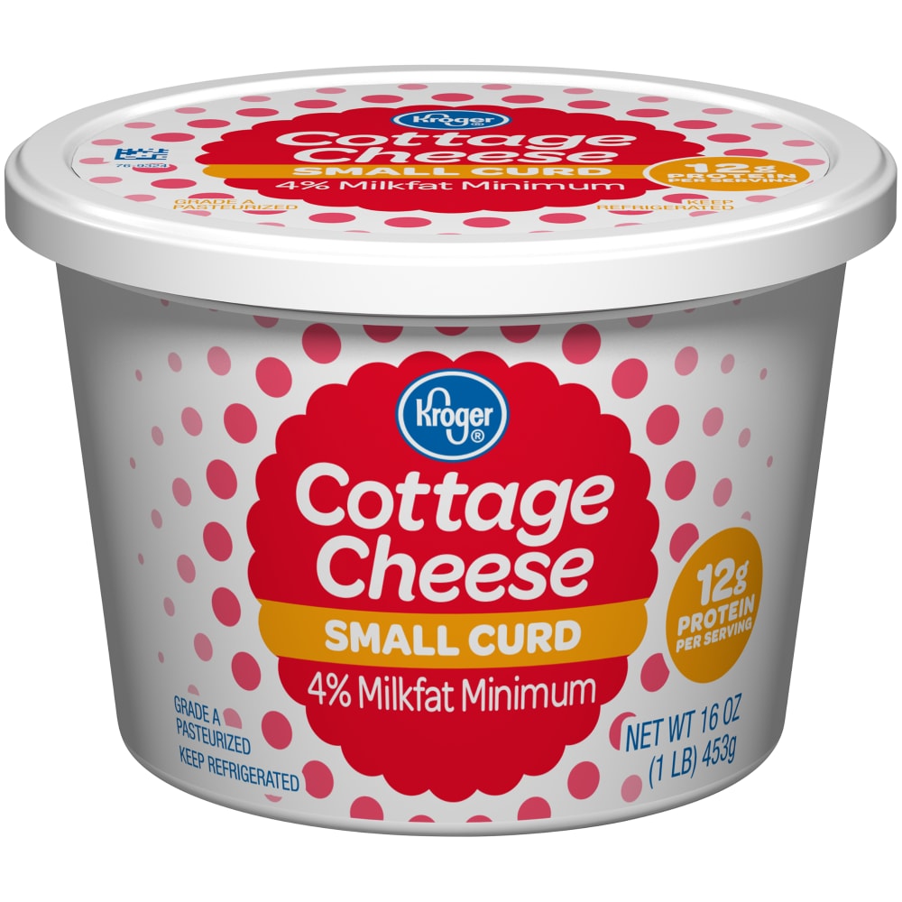 Kroger Kroger 4 Milkfat Small Curd Cottage Cheese 16 Oz