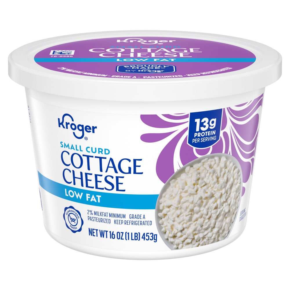 Kroger Kroger 2 Lowfat Small Curd Cottage Cheese 16 Oz