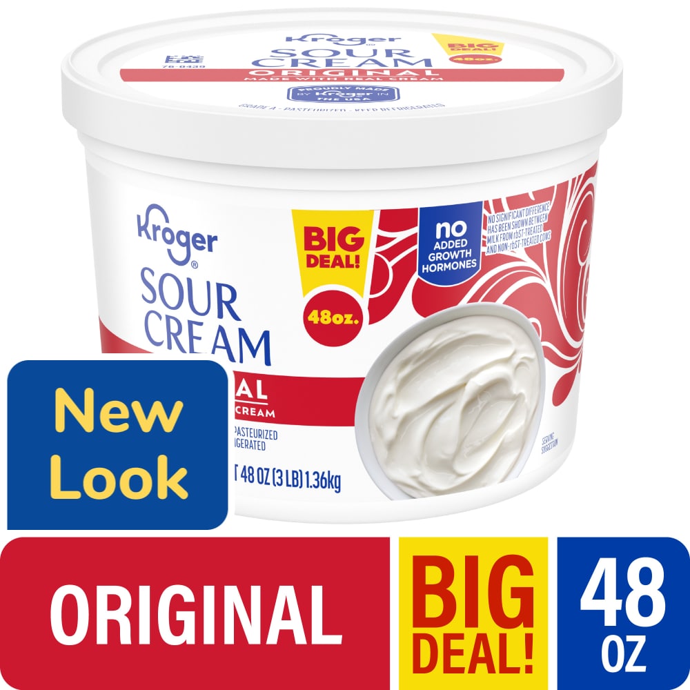 King Soopers Kroger Original Sour Cream 48 Oz