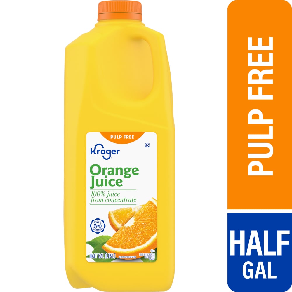 Kroger Kroger Orange Juice 1 2 Gal