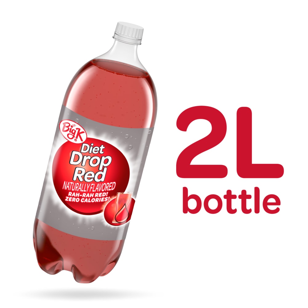 Kroger - Big K® Diet Drop Red Soda, 2 L